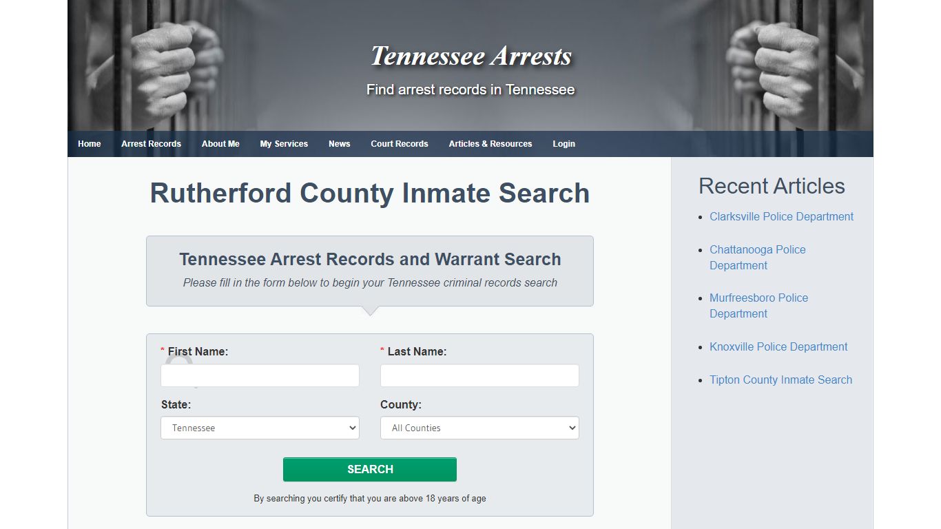 Rutherford County Inmate Search - Tennessee Arrests